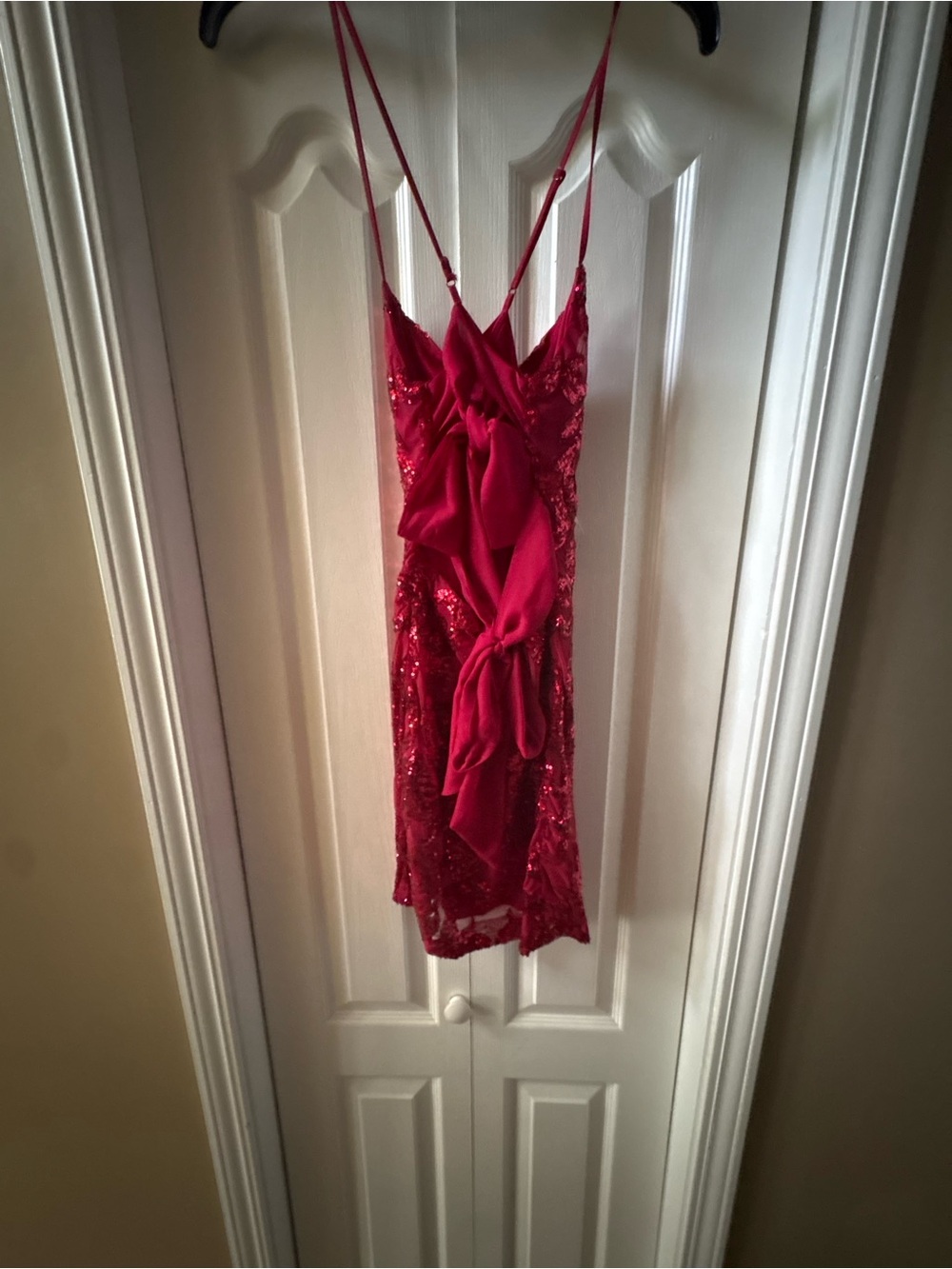 Red homecoming dress